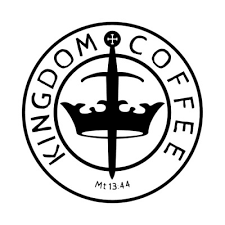 Kingdom Coffee black on white 